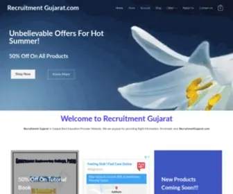 Recruitmentgujarat.com(Recruitment Gujarat) Screenshot