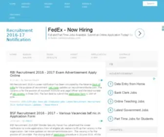 Recruitmentinfosite.com(Sarkari Naukri) Screenshot