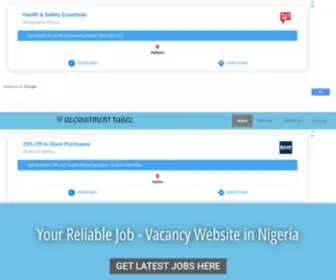 Recruitmenttable.com(Recruitment Table) Screenshot