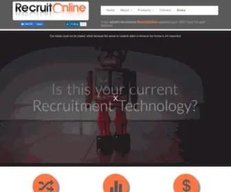 Recruitonline.co.nz(Best End to End Recruitment Software) Screenshot