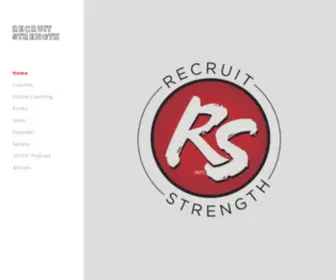 Recruitstrength.com(Recruitstrength) Screenshot