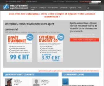 Recrutement-Agent-Commercial.com(Une force de vente importante) Screenshot