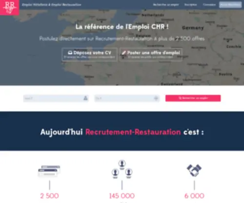 Recrutement-Restauration.fr(Mode Maintenance) Screenshot