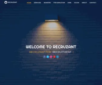 Recruzant.com(Recruzant) Screenshot