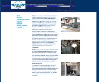 Recsarefrigeracion.com.mx(Refrigeracion Industrial) Screenshot