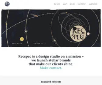 Recspec.org(Stellar Graphic & Web Design from Austin) Screenshot