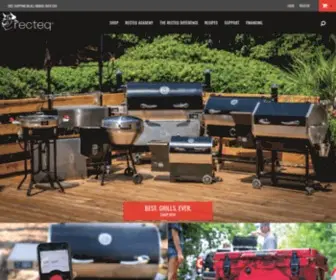 RectecGrills.com(Pellet Grills & BBQ Smokers For Sale) Screenshot