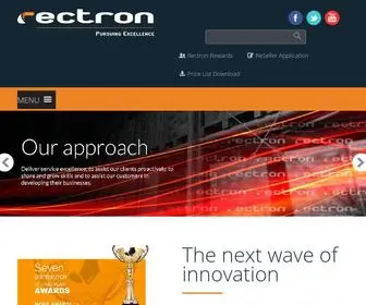 Rectron.co.za(Rectron offers Software) Screenshot