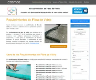 Recubrimientosdefibradevidrio.com(Recubrimientos de Fibra de Vidrio) Screenshot