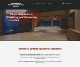 Recubrimientosresidenciales.com.mx(Company Name) Screenshot