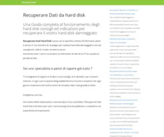 Recuperaredatiharddisk.it(Recuperare Dati Hard Disk) Screenshot