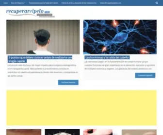 Recuperarelpelo.com(Recuperar el pelo) Screenshot