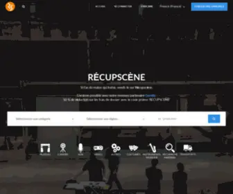 Recupscene.com(Récupscène) Screenshot