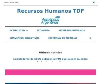 Recursoshumanostdf.ar(Propiedad de Mediacorp et Cié) Screenshot