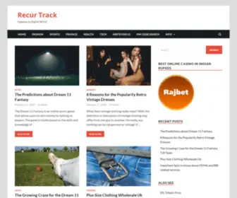 Recurtrack.com Screenshot