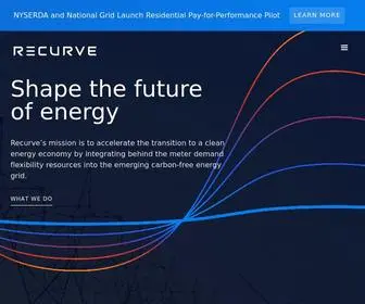 Recurve.com(Shape the Future of Energy) Screenshot