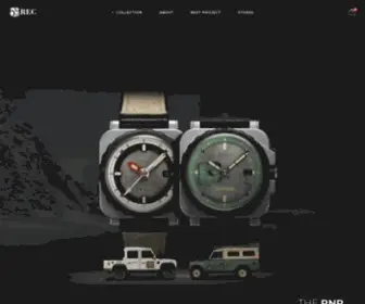 Recwatches.com(REC Watches Official Site) Screenshot