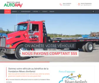 Recyclageautoray.com(Recyclage Auto Ray Montréal) Screenshot