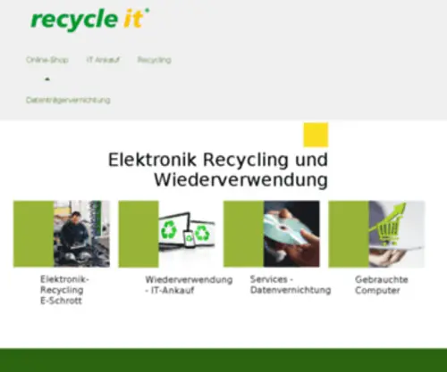 Recycle-IT.de(Gebrauchte Computer) Screenshot