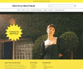 Recycleboutique.co.nz(Recycle Boutique) Screenshot