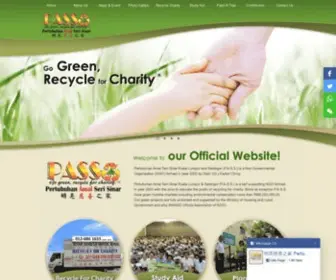 Recyclecharity.org(Pertubuhan Amal Seri Sinar Kuala Lumpur & Selangor) Screenshot
