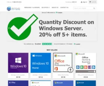 Recycled-Software.com(Microsoft software at Black Friday prices every day) Screenshot