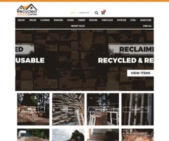 Recycledbuildingcentre.com.au(Specialist suppliers of reclaimed) Screenshot