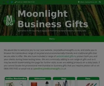 Recycledbusinessgifts.co.uk(Recycled Business Gifts for Promotional Merchandise) Screenshot