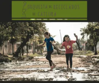 Recycledorchestracateura.com(Orquesta Reciclados Cateura) Screenshot