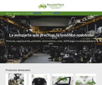 Recycledparts.com.ar(Recycled Parts) Screenshot