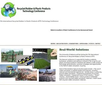 RecycledrubberandplasticProducts.org(Recycled Rubber & Plastic Products Technology Conference) Screenshot