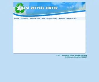 Recyclefoam.com(Recyclefoam) Screenshot