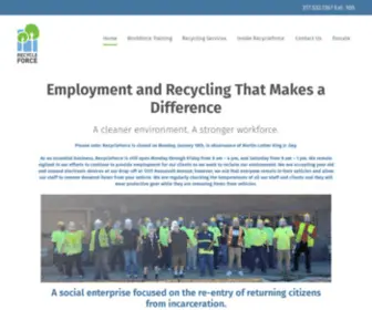 Recycleforce.org(Innovative Electronics Recycling) Screenshot