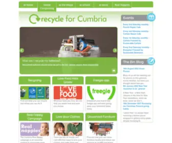 Recycleforcumbria.org(Resource Cumbria) Screenshot