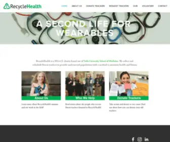 Recyclehealth.com(RecycleHealth) Screenshot