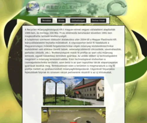 Recyclen.hu(Recyclen Mûanyagfeldolgozó Kft) Screenshot