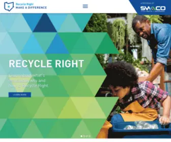 Recycleright.org(Recycle Right) Screenshot