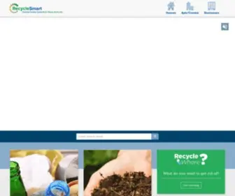 Recyclesmart.org(Recycle Smart) Screenshot