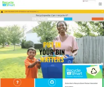 Recyclesmartma.org(Recycle Smart) Screenshot