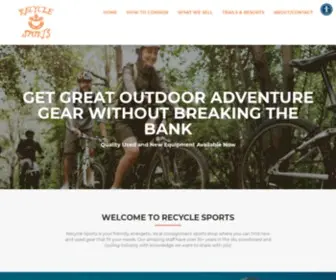 Recyclesportsfrisco.com(Leading The Way In Outdoor Adventure Gear Consignments) Screenshot