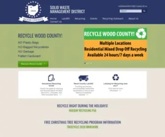 Recyclewoodcounty.org(Wood County Solid Waste Management District) Screenshot