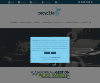 Recyclia.es(Entidad administradora medioambiental) Screenshot