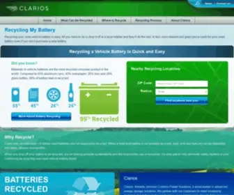 Recyclingmybattery.com(Recycling My Battery) Screenshot