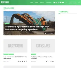 Recyclingproductnews.com Screenshot