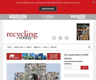 Recyclingtoday.com(Recycling Today) Screenshot