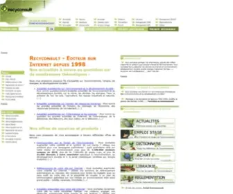 Recyconsult.com(Conseil environnement referencement et formation internet) Screenshot