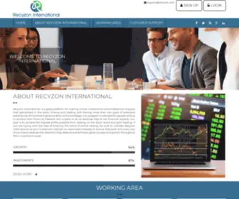 Recyzon.com(Recyzon International) Screenshot