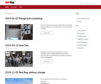 Red-Bag.com(Provides software and mechanical engineering services for the (Petro) Screenshot