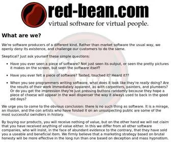 Red-Bean.com(Red Bean Software) Screenshot