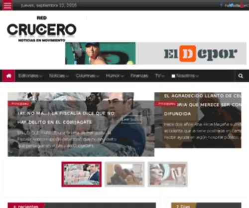 Red-Crucero.com(Periodico Crucero) Screenshot